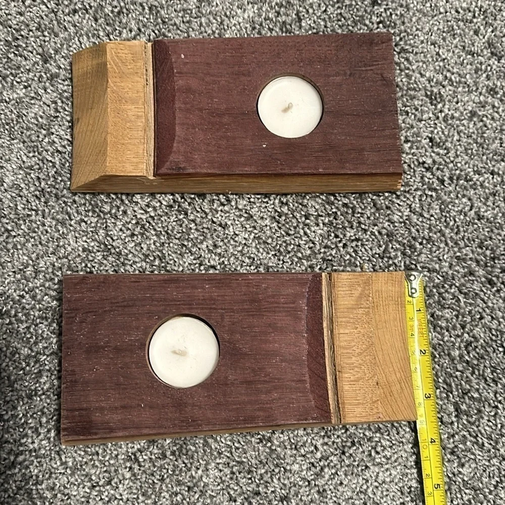Whisky Barrel Tealight Holders